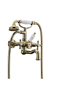 Boheme Medici Presente Смеситель для ванны с душевым комплектом: душ, излив 21,5 см, цвет: bronze 313
