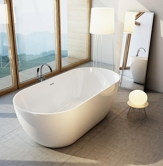 Смеситель Ravak FM-080.00 напольный для ванны с душем, с внутренней частью X070059