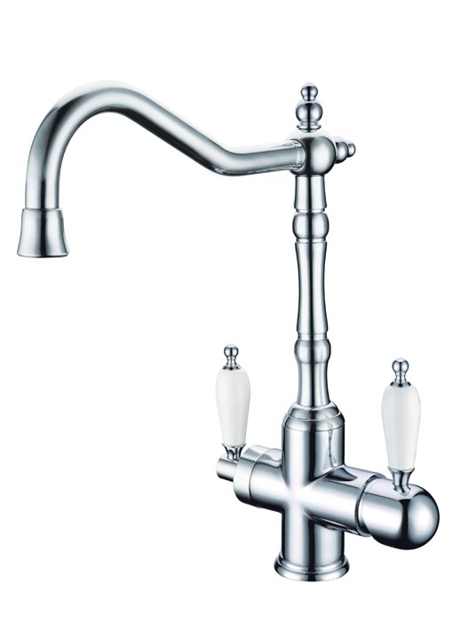 Boheme Tradizionale Oro Смеситель для кухни с возм. подключения фильтра, излив 23,1 см, цвет: chrome 113