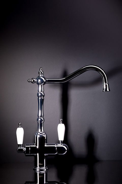 Boheme Tradizionale Oro Смеситель для кухни с возм. подключения фильтра, излив 23,1 см, цвет: chrome 113