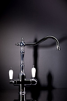 Boheme Tradizionale Oro Смеситель для кухни с возм. подключения фильтра, излив 23,1 см, цвет: chrome 113