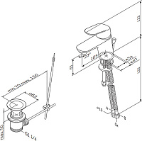 Am.Pm Like Смеситель для раковины, цвет: хром F8082116
