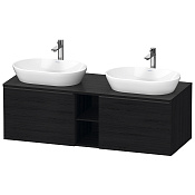 Duravit D-Neo Тумбочка подв., 45,9x140xh55 см, 2 ящика, цвет Black Oak DE4950B1616