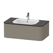 Duravit Happy D.2 Plus Тумба подв. 35,4x100xh55 cм, 1 ящик, цвет stone grey satin matt HP495109292