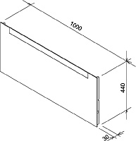 Зеркало Ravak Clear 100 X000000766