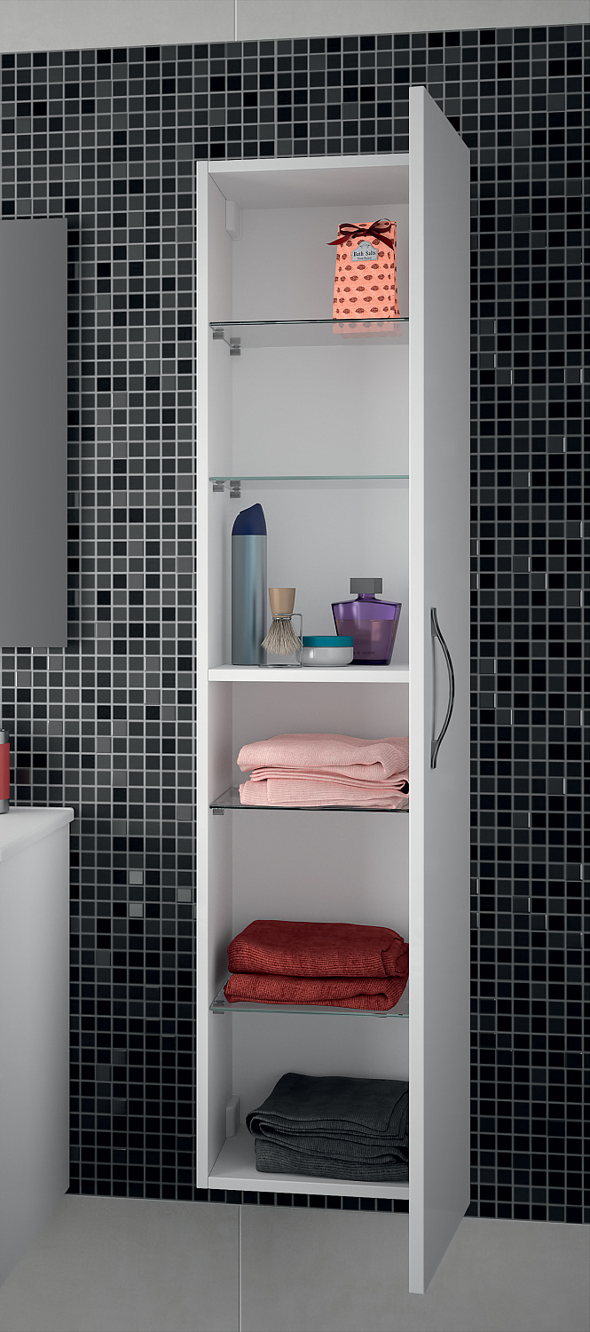 Шкаф-пенал Jacob Delafon Ola белый блестящий EB396-J5