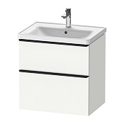 Duravit D-Neo Тумбочка подвесная, 63,4x45,2хh62,5 см, 2 ящика, цвет: белый матовый DE435401818