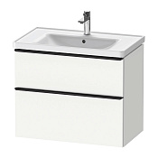 Duravit D-Neo Тумбочка подвесная, 78,4x45,2хh62,5 см, 2 ящика, цвет: белый матовый DE435501818