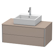 Duravit XSquare База подвесная 100х54,8хh40 см, с 2 выдв ящик, цвет: Базальт матовый XS491104343