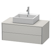 Duravit XSquare База подвесная 100х54,8хh40 см, цвет: Бетонно-серый матовый XS491100707