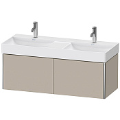 Duravit XSquare Тумба подв. 39,7x118,4x46h, под раковину 235312, цвет: Taupe Satin Matt XS406406060