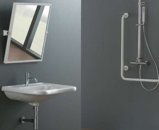 Globo Ausilia Зеркало с регулируемым углом наклона 44х58 DS129