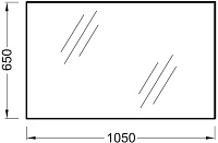 Зеркало Jacob Delafon EB1084 105 см EB1084-NF