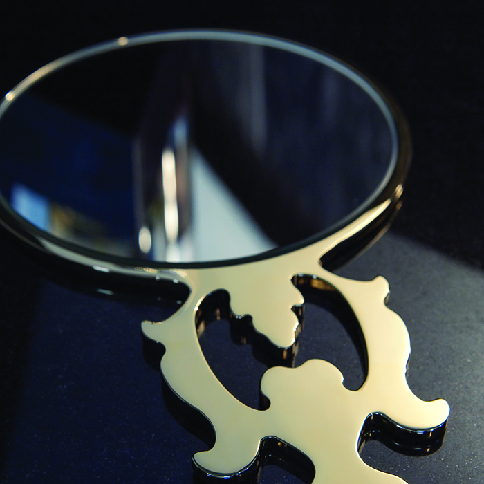 Bertocci Grimilde Косметическое ручное, 2-х кратное увеличение, цвет золото 119 9047 5000