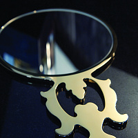 Bertocci Grimilde Косметическое ручное, 2-х кратное увеличение, цвет золото 119 9047 5000