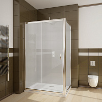 Radaway Premium Plus S Боковая стенка, фабрик 5 мм, Easy Clean 100х190h см, цвет: хром глянцевый 33423-01-06N