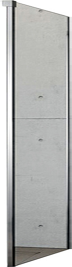 Radaway Idea KDJ Боковая стенка, прозрачная 6 мм, Easy Clean 120х200,5h см, цвет: хром глянцевый 387054-01-01R