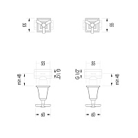 Devon&Devon Time Краны запорные (пара), цвет хром 2TIME266CR