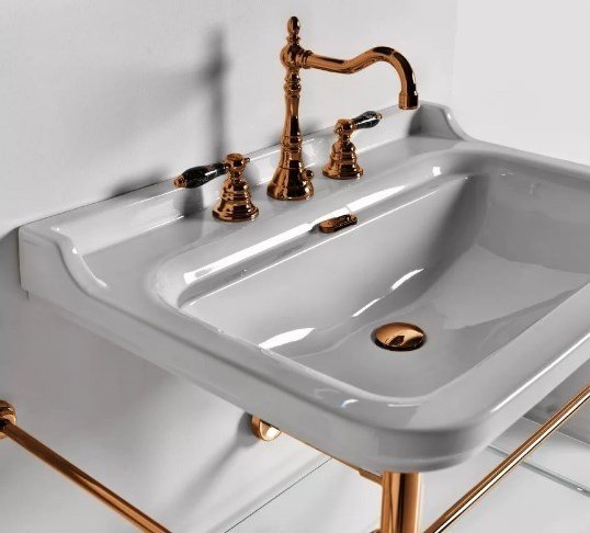 Kerasan Waldorf Заглушка для перелива раковины, цвет: Bronzo 811393br