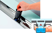 Tece Drainline Стакан с мембраной для сифона заниженный 660016