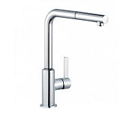 Kludi L-Ine S Смеситель для кухни с выдвижным изливом, высота излива 26 см, цвет: хром 408510575