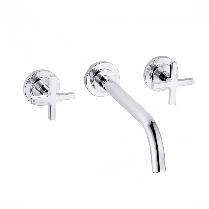 Kludi Nova Fonte Смеситель для раковины встраиваемый, внешняя часть, излив 24 см, цвет: хром 201460520