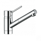 Kludi Scope Смеситель для кухни, полый рычаг, с выдвиж. излив, для безнапор. водонагрев., цвет: хром 339320575
