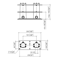 Dornbracht Встраиваемая часть для напольного смесителя, для ванны 3594497090