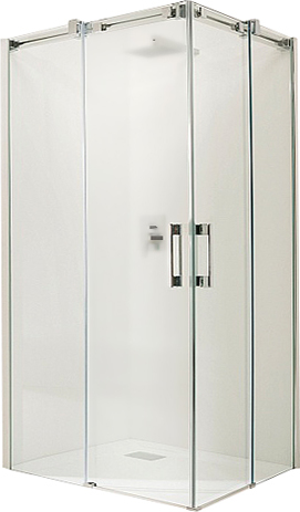 Radaway Espera KDD Душевая дверь, левая, прозрачная 8 мм, Easy Clean 90х200h см, цвет: хром глянец 380151-01L