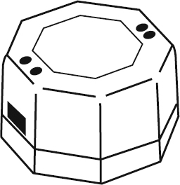 Tece Planus Блок питания панели смыва 230/12 В, цвет: черный 9810003