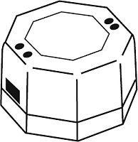 Tece Planus Блок питания панели смыва 230/12 В, цвет: черный 9810003