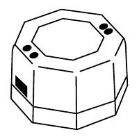 Tece Planus Блок питания панели смыва 230/12 В, цвет: черный 9810003