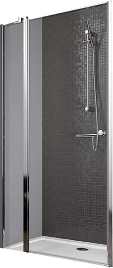 Radaway Eos II Дверь для душевого уголка KDJ 100x195h см L, цвет: хром 3799422-01L