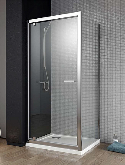 Radaway Twist S Боковая стенка, прозрачная 6 мм, Easy Clean 90х190h см, цвет: хром глянцевый 382012-01