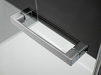 Radaway Euphoria PDD Душевая дверь, левая, прозрачная 8 мм, 100х200h см, цвет: хром глянцевый 383003-01L