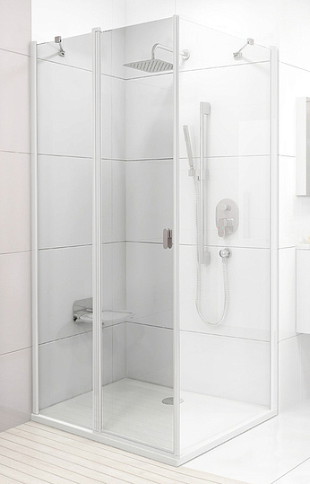 Ravak Chrome Дверь для душевого уголка CRV2 стекло 90x195h см, цвет: белый 1QV70100Z1