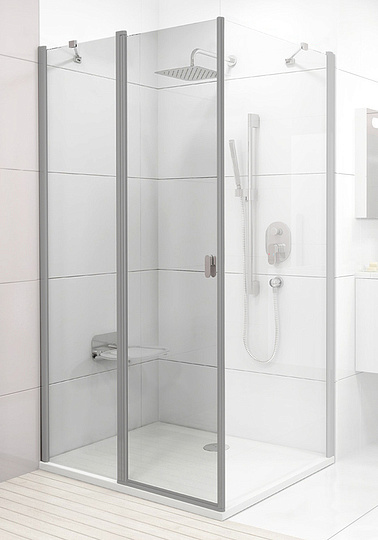 Ravak Chrome  Дверь для душевого уголка CRV2 стекло 100x195h см, цвет: сатин 1QVA0U00Z1