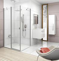 Ravak Chrome  Дверь для душевого уголка CRV2 стекло 100x195h см, цвет: сатин 1QVA0U00Z1