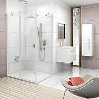 Ravak Chrome  Дверь для душевого уголка CRV2 стекло 110x195h см, цвет: белый 1QVD0100Z1