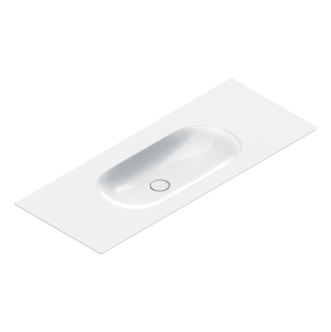 Catalano Comfort Раковина подвесная 125x50x14,5h см, без перелива, покр Cataglaze цвет: белый глянц. 0521260001