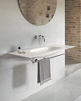 Catalano Comfort Раковина подвесная 125x50x14,5h см, без перелива, покр Cataglaze цвет: белый глянц. 0521260001