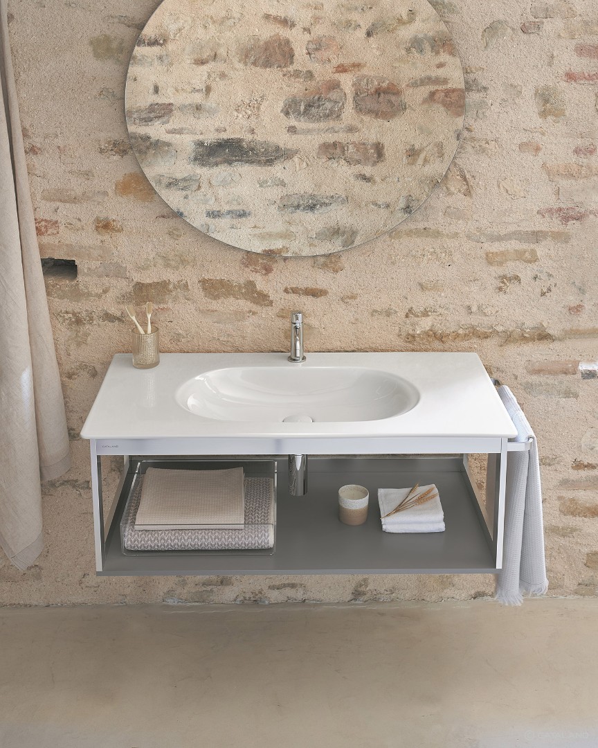 Catalano Comfort Раковина подвесная 100x50x14,5h см, без перелива, покр Cataglaze цвет: белый глянц. 0521010001