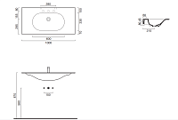 Catalano Comfort Раковина подвесная 100x50x14,5h см, без перелива, покр Cataglaze цвет: белый глянц. 0521010001