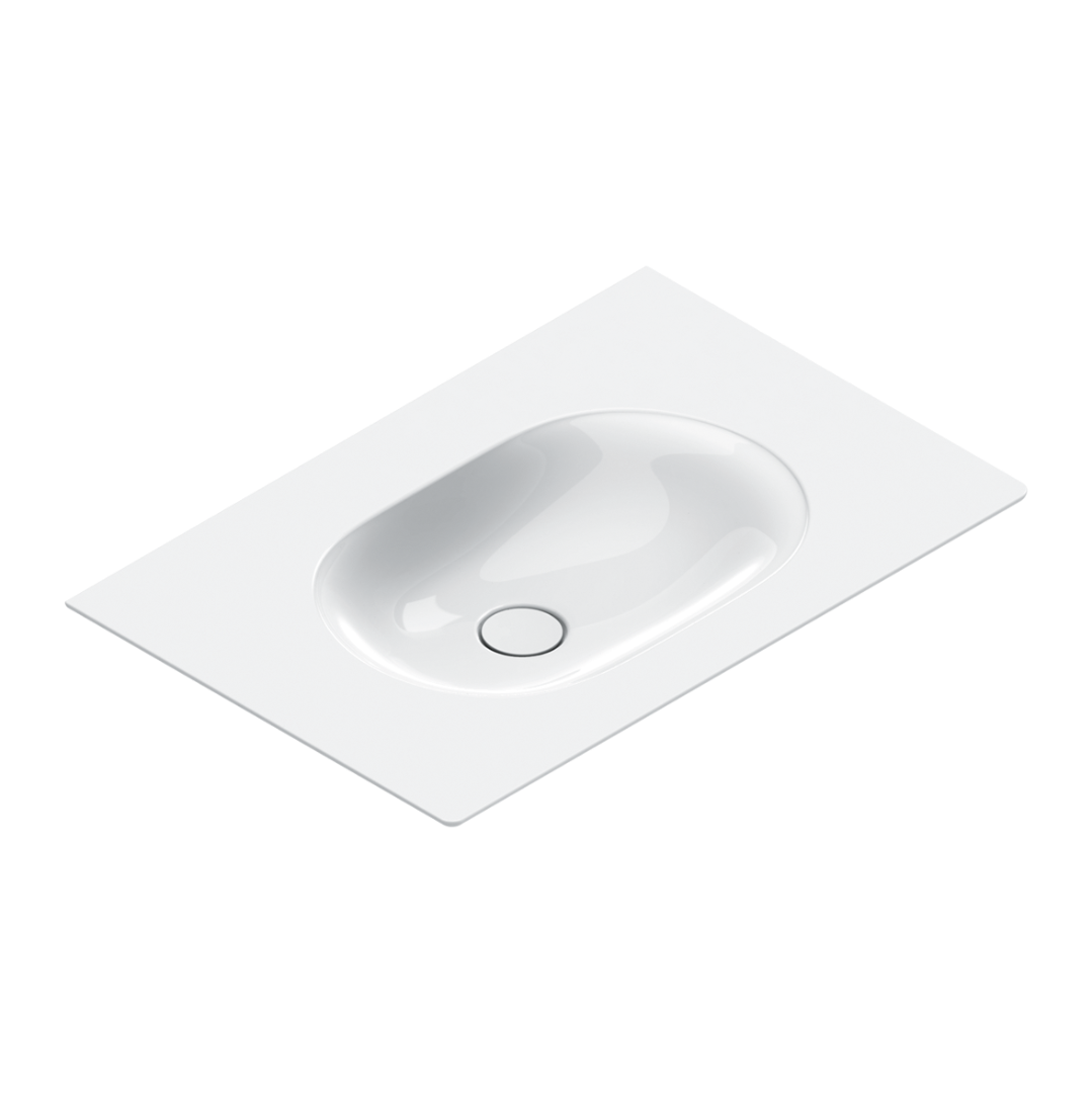 Catalano Comfort Раковина подвесная 75x50x14,5h см, без перелива, покр. Cataglaze цвет: белый глянц. 0520760001