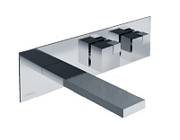 Carimali Встраиваемая часть двухвентильного настенного смесителя для раковины на 3 отверстия W2501