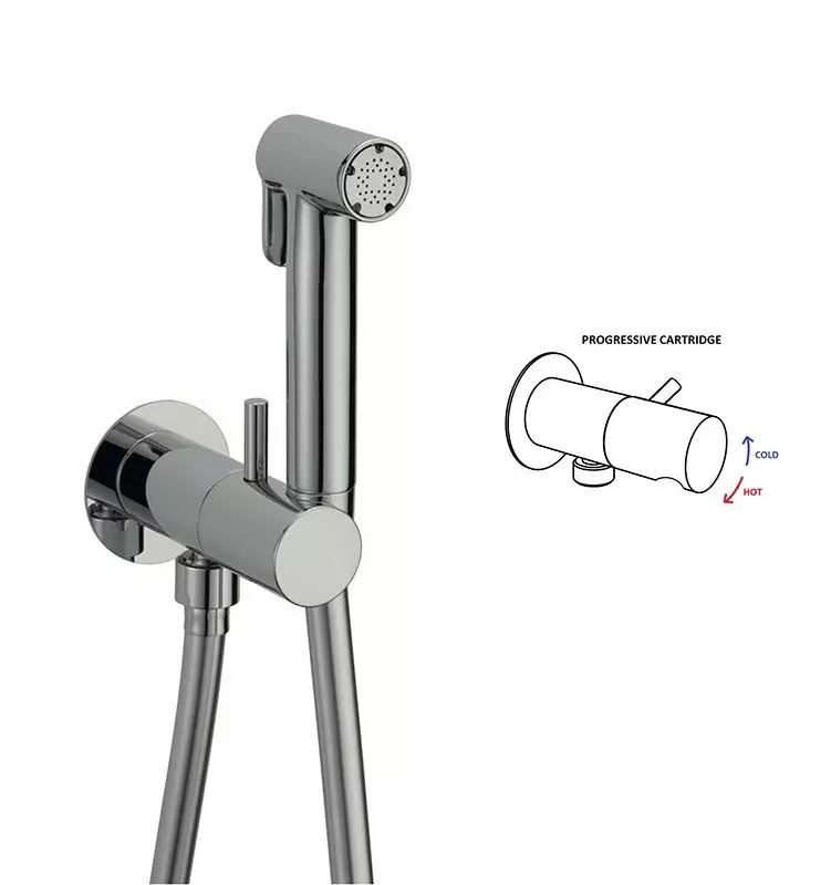 Cisal Shower Гигиенический душ, со шлангом 120 см, вывод с держателем, цвет: chrome CV00797521