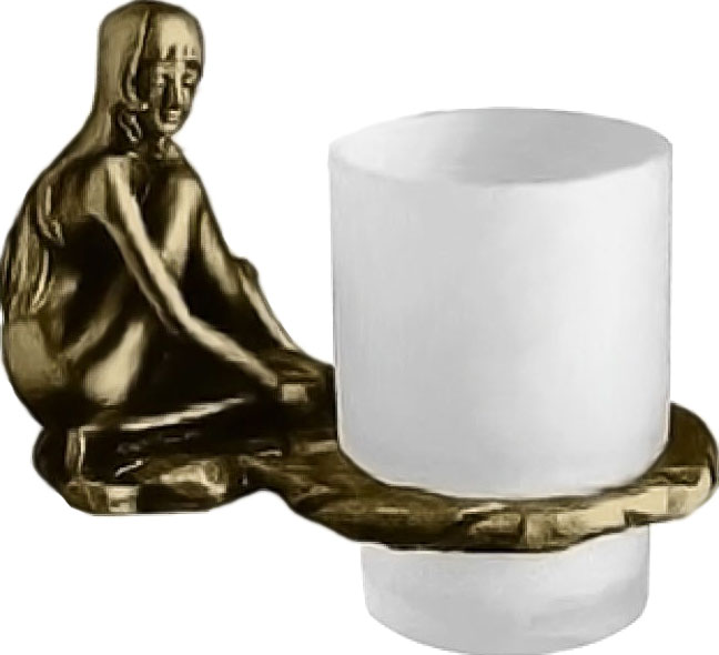 Art&Max Juno Стакан для зубных щеток подвесной, латунный, цвет: бронза матовая AM-B-0714-B