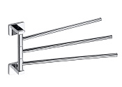 Bemeta Niki Полотенцедержатель тройной, поворотный 17,5 см, цвет: хром 153104112