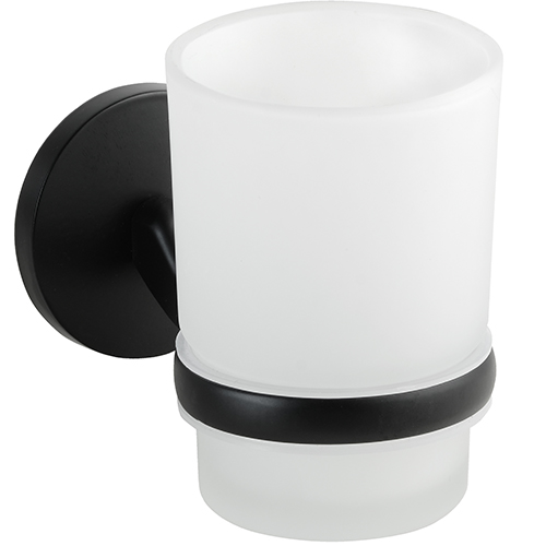 Bemeta Nox Держатель для зубных щеток, цвет: черный 102410010