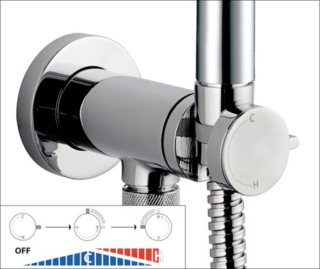 Bossini Talita Гигиенический душ, лейка 3,1 см, шланг 125 см, цвет: chrome E37006B.030